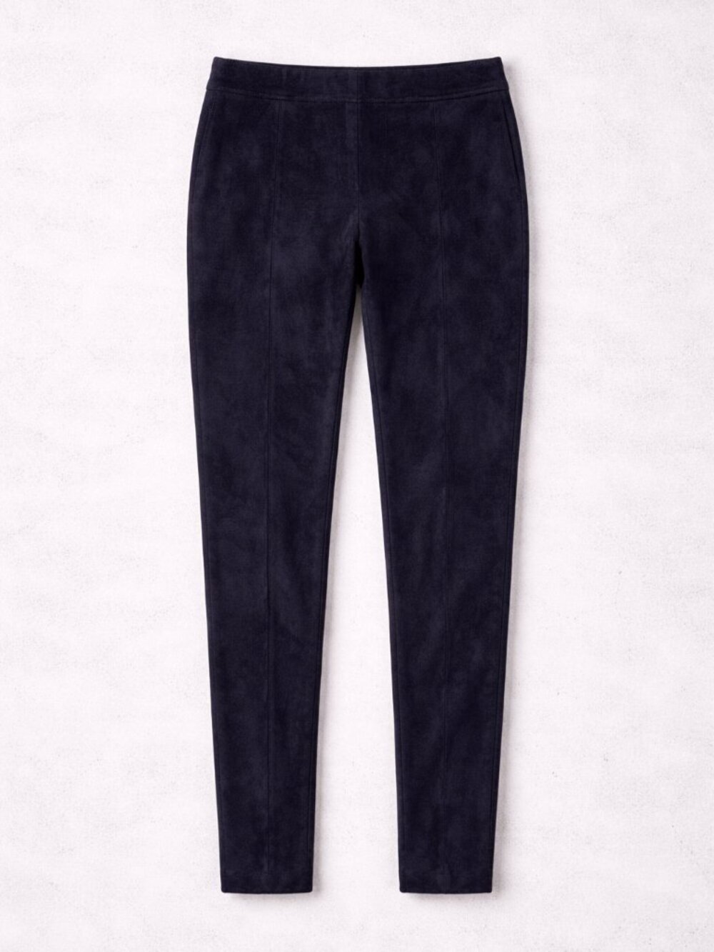 NWT POLO Ralph Lauren Women's Lambskin High Rise Suede Leggings Navy Size XS